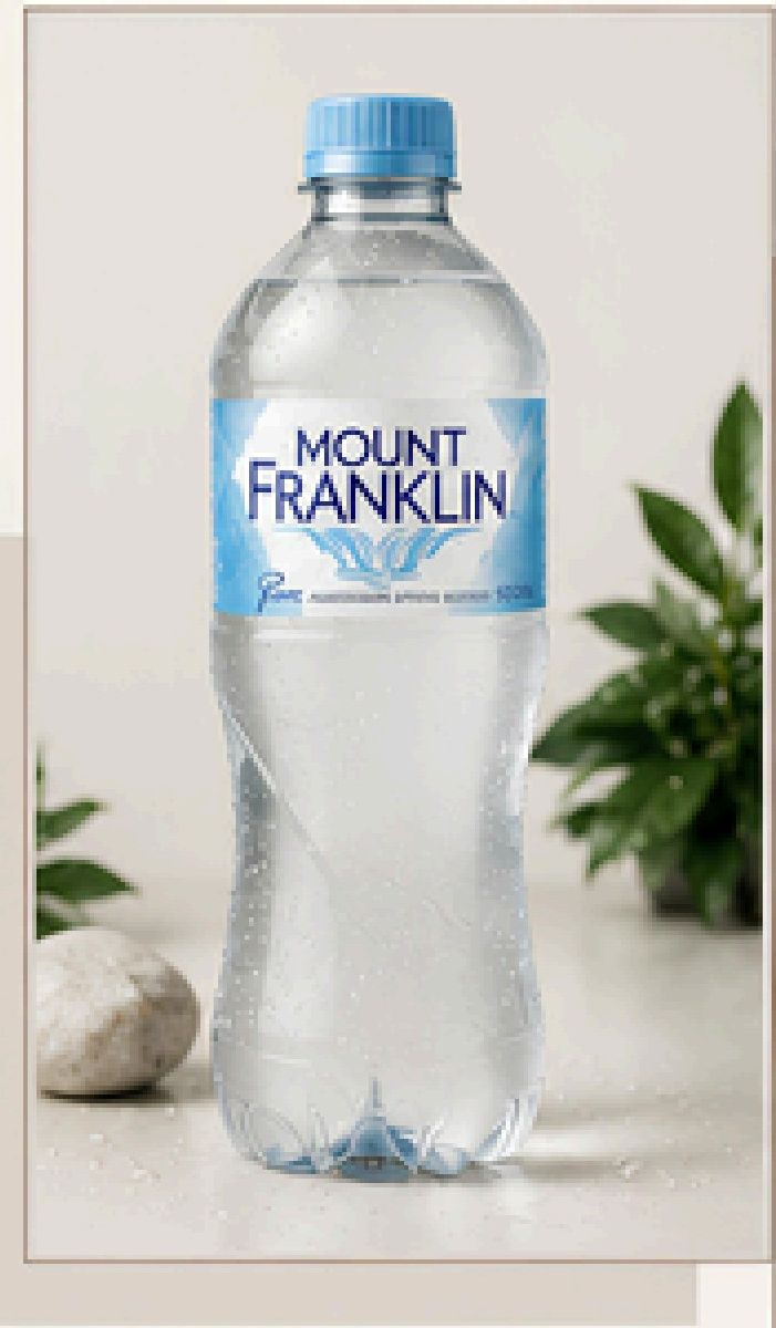 Mount Franklin Spring water