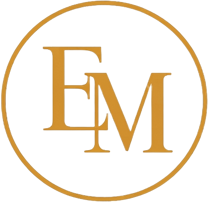 Eley Mart EM monogram logo